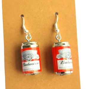 Novelty Earrings, Dangle Earrings, Beer Earrings, Fun Earrings